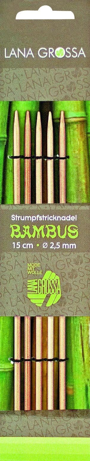 Strumpfstricknadel Bambus 20/9,0