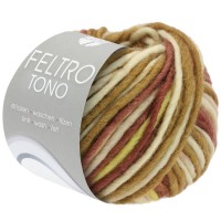 FELTRO TONO - Graubeige/Khaki/Gelb/Bordeaux/Altrosa  - 1051
